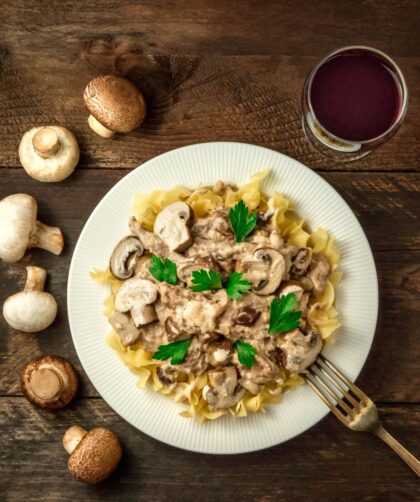 Bobby Flay Mushroom Stroganoff