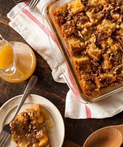 pumpkin bread bread pudding