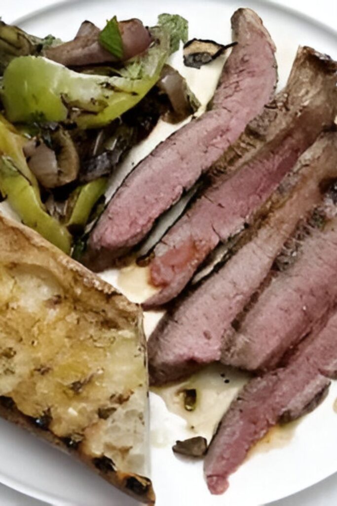 Adobo Grilled Veal Flank Steak