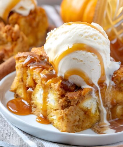 Bobby Flay Pumpkin Bread Pudding​