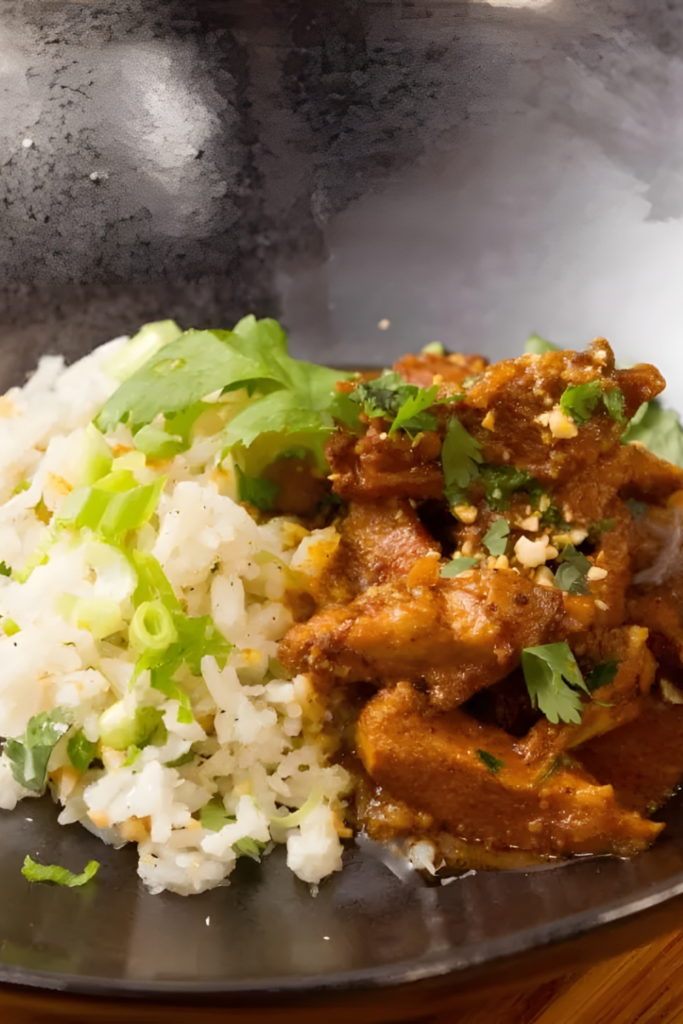 Chicken Curry with Coconut Rice