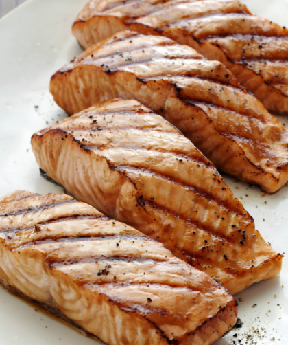 Miso-Ginger Marinated Grilled Salmon