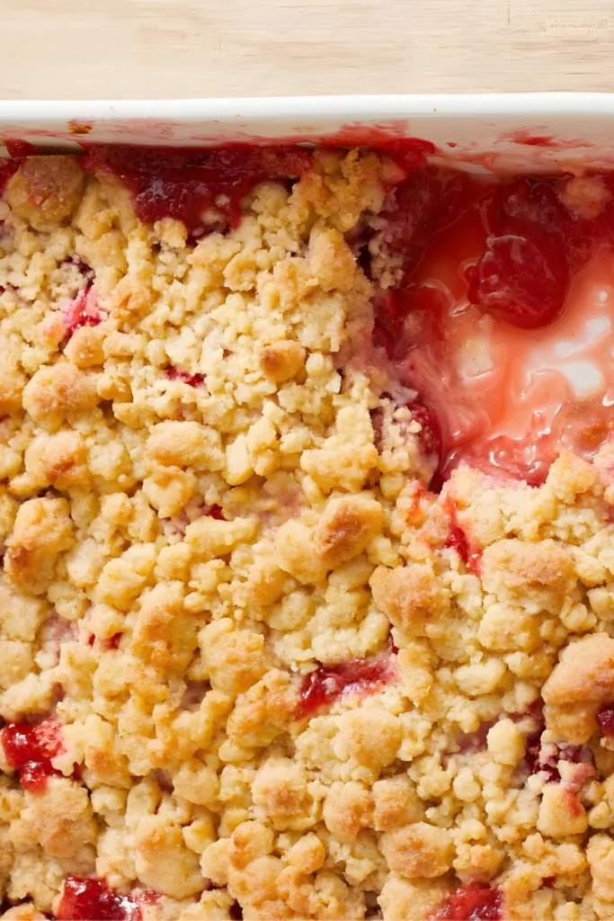 Strawberry-Rhubarb Crumble