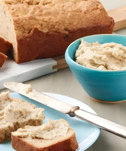 Banana Bread with Vanilla Bean "Pecan Butter"