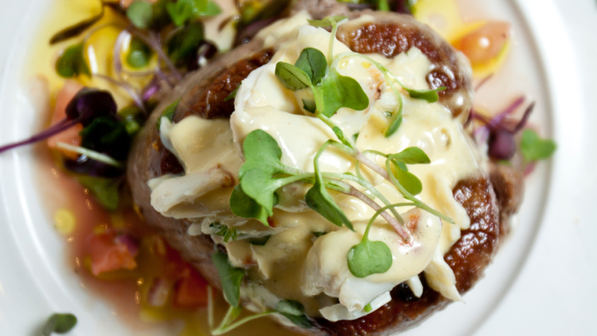 Grilled Filet with Blue Cheese Butter