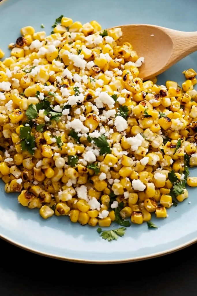 Bobby Flay Grilled Corn Salad with Lime, Red Chili and Cotija