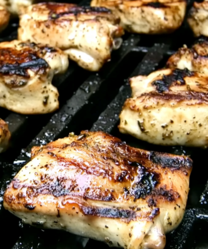 Bobby Flay Rosemary Bricked Grilled Chicken