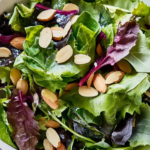 Mixed Greens with Apricot Vinaigrette and Almonds