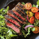 Grilled Skirt Steak Caprese