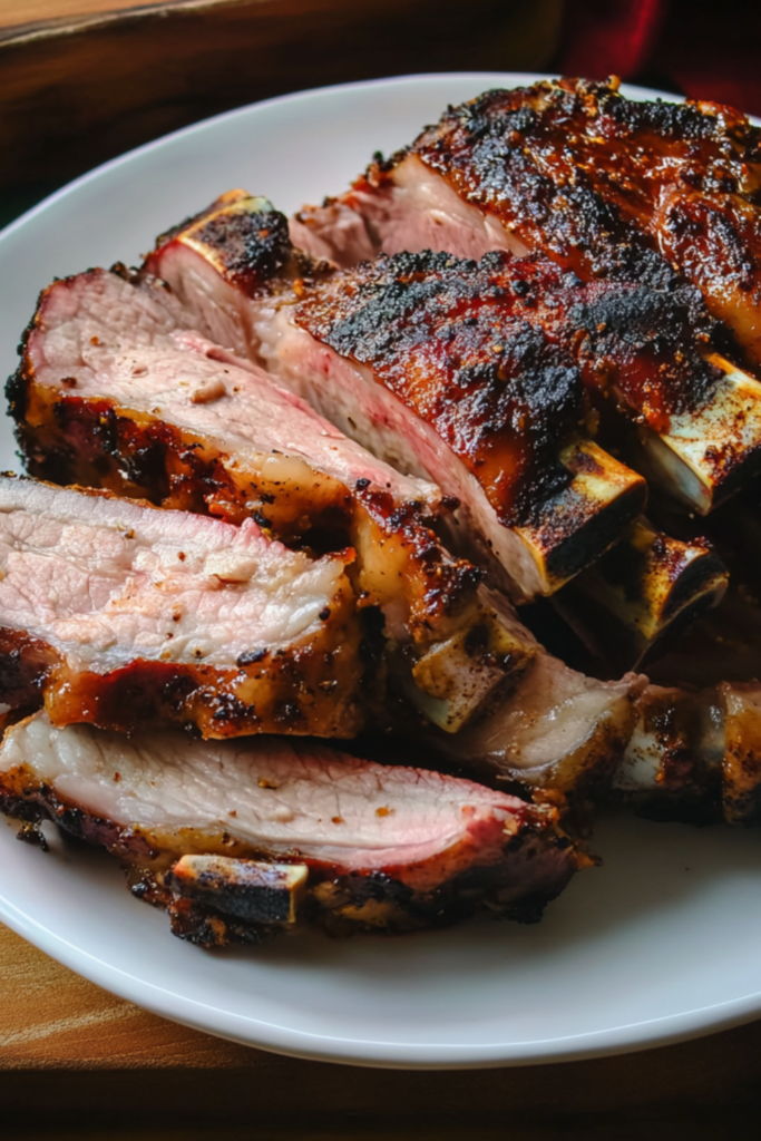 Grilled Rack of Pork with Sherry Vinegar BBQ Sauce