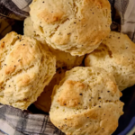 Bobby Flay Buttermilk Biscuits with Butter and Honey