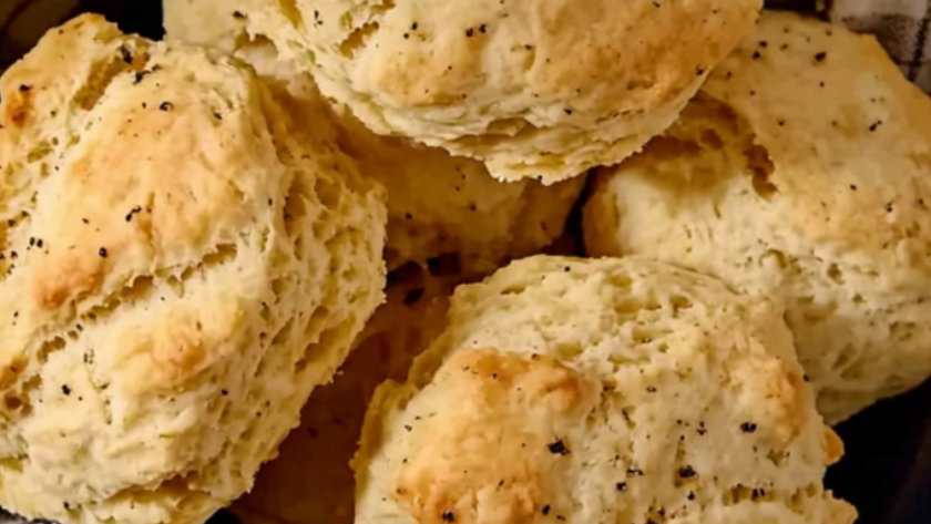 Bobby Flay Buttermilk Biscuits with Butter and Honey