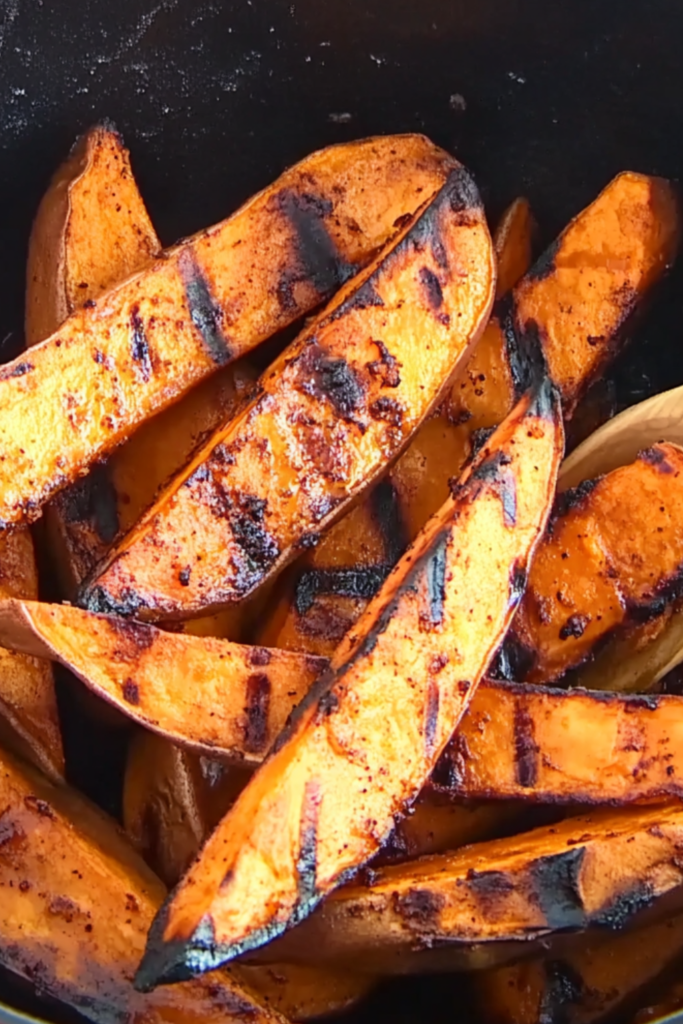 Grilled Sweet Potato Wedges