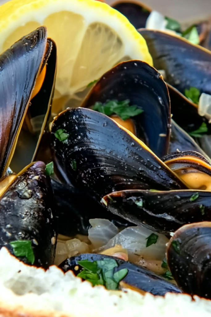 Spicy Mussels with White Wine